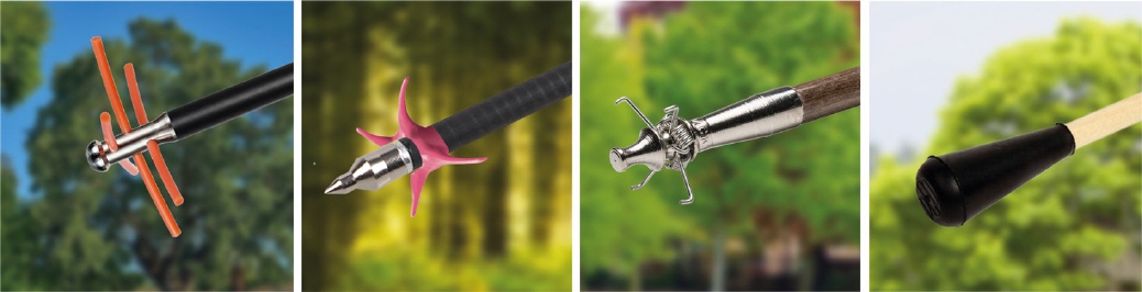 Einige Spitzen, die f&uuml;r das Roving geeignet sind: